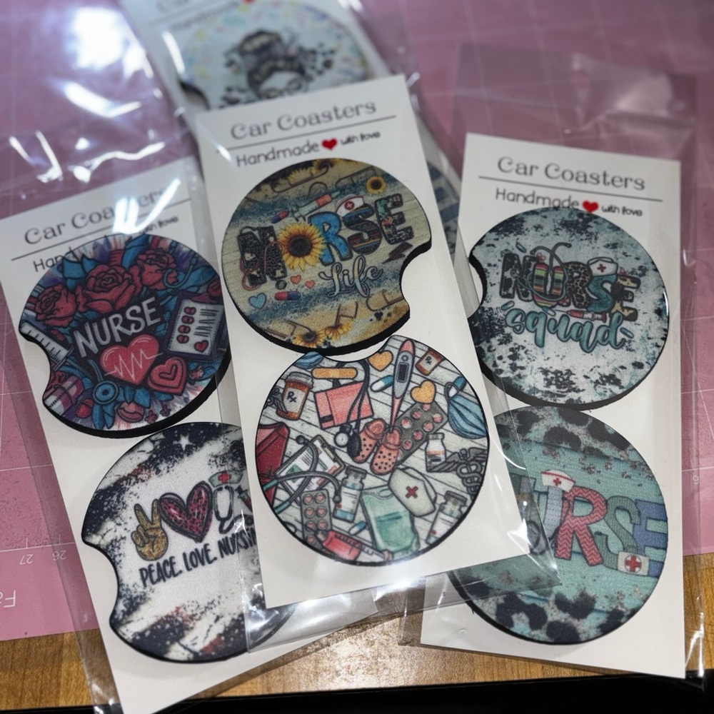 Handmade Car Coasters